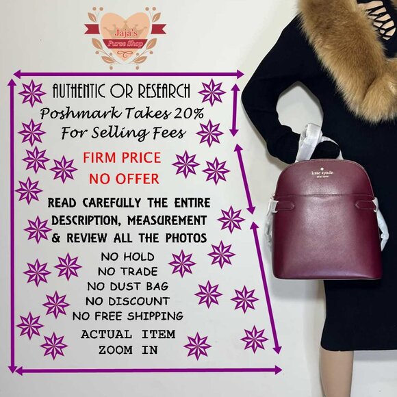 🪭Kate Spade Saffiano Leather Backpack🪭 - Picture 17 of 17